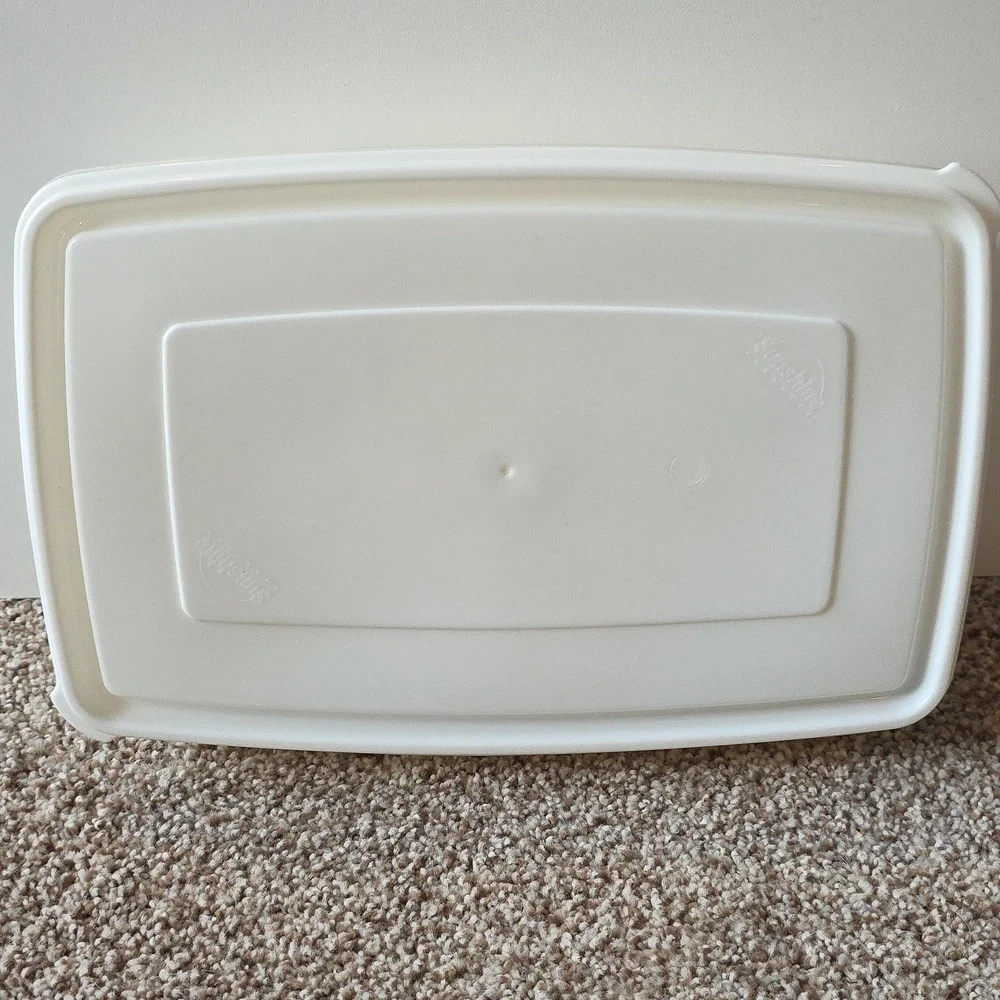 Stackable Food Storage Containers - White